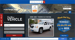 Desktop Screenshot of frontrangesales.com